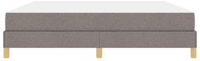 vidaXL Κρεβάτι με ελατήρια Ταμπά και Καφέ 180 x 200 cm