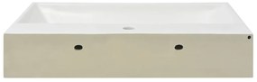 vidaXL Νιπτήρας με Οπή Βρύσης Λευκός 76 x 42,5 x 14,5 εκ. Κεραμικός