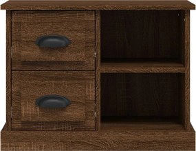 vidaXL Κομοδίνο Καφέ Δρυς 60 x 35,5 x 45 εκ.