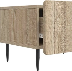 vidaXL Ντουλάπι TV 147 x 34,5 x 32 εκ Sonoma Δρυς Επεξεργασμένο Ξύλο