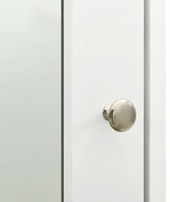 vidaXL Καθρέφτης Μπάνιου με Ντουλάπι Λευκό 66 x 17 x 63 εκ. από MDF