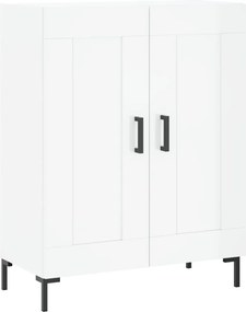 vidaXL Ντουλάπι Γυαλιστερό Λευκό 69,5x34x90 εκ. Επεξεργασμένο Ξύλο