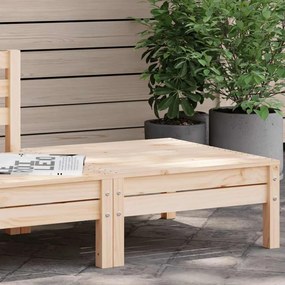vidaXL Corner Sofa Solid Pine Wood Natural Pine Standard