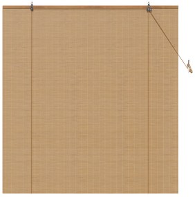 vidaXL Ρολά και Σκίες Παραθύρων Ανοιχτό καφέ 140 x 160 cm Μπαμπού