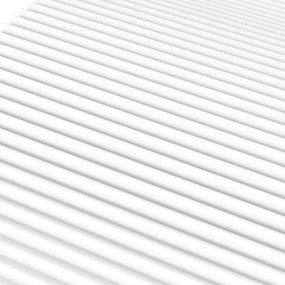 vidaXL Στρώμα Αφρού Σκληρότητα H2 H3 Λευκό 120x210 εκ.