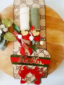 Διπλή λαμπάδα Mr&amp;Mrs Αρωματική λαμπάδα - Σετ Λαμπάδα και Αυγό