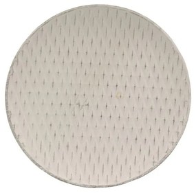 Διακοσμητικός Δίσκος Robos 015748 Φ50cm White Mdf