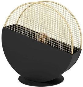 Φωτιστικό Επιτραπέζιο Mumbles 43813 28x9x28,5cm 1xΕ27 40W Black-Gold Eglo Steel