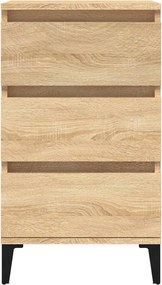 vidaXL Κομοδίνο Sonoma Δρυς 40x35x70 εκ. από Επεξεργασμένο Ξύλο