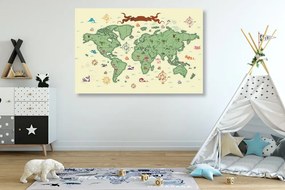 Εικόνα στο φελλό του αρχικού παγκόσμιου χάρτη - 120x80  smiley