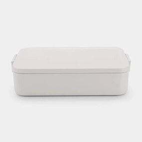 Δοχείο Φαγητού Με Χωρίσματα Make & Take Bento 081.2035/03 25,5x16,7x6,2cm 2Lt Cream Brabantia Recycled