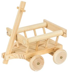 Διακοσμητική Μινιατούρα Κάρο με 4 ρόδες