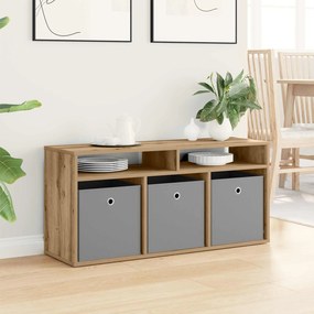 vidaXL Χαμηλό γραφείο 102 x 32 x 48,5 εκ. Artisan Oak