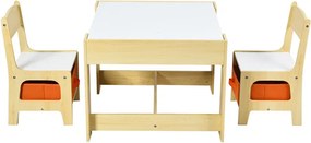 Παιδικό Σετ με Τραπέζι και 2 Καρέκλες Costway BB5584NA