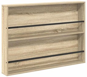 vidaXL Ράφι Περιοδικών Δρύς Sonoma 100 x 12 x 70 εκ Επεξεργασμένο ξύλο
