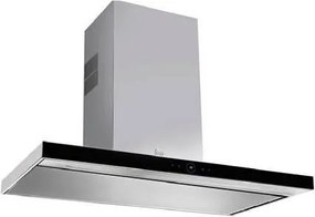 Teka DPL 986 T Ecopower Inox/Μαύρο Κρύσταλλο Απορροφητήρας Καμινάδα Τοίχου 90cm Εγγύηση 2+1 Χρόνια