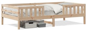 vidaXL Πλαίσιο Κρεβατιού 90 x 200 εκ. από Μασίφ Ξύλο Πεύκου