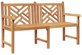 vidaXL Παγκάκι κήπου Καφέ 150 x 60 x 90 εκ Μασίφ ξύλο teak