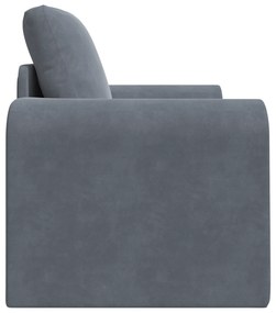 vidaXL Καναπές Κρεβάτι 2 σε 1 Σκούρο Γκρι 98x71x83 εκ. Βελούδο