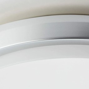 Φωτιστικό Οροφής Brilliant Devora Ασημί Φως LED