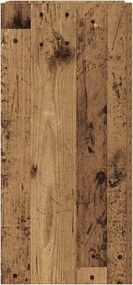 vidaXL Πλαϊνό γραφείο Παλιό ξύλο 45 x 35 x 75 εκ