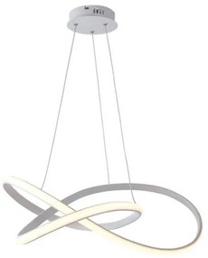 Κρεμαστό Φωτιστικό Οροφής LED 48W 3000K 2880LM 48Χ44 GORDIUS ACA-HM92LEDP48WH-Λευκό HM92LEDP48WH