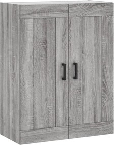 vidaXL Ντουλάπι Επιτοίχιο Γκρι Sonoma 69,5 x 34 x 90 εκ. Επεξεργ. Ξύλο