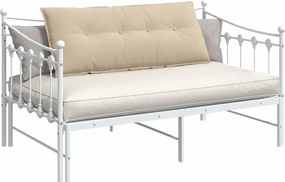 vidaXL Μαξιλάρι Πλάτης Κρεμ 120 x 50 cm Ύφασμα Μικροΐνας