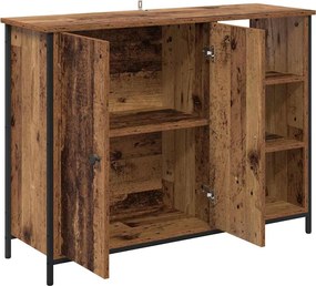 vidaXL Πλαϊνό γραφείο Παλιό Ξύλο 100 x 33 x 75 εκ Επεξεργασμένο ξύλο