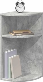 vidaXL End Table Σκυρόδεμα Γκρι 29,6 x 29,6 x 60 εκ Επεξεργασμένο ξύλο