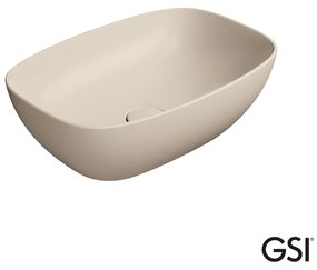 GSI Nubes Επιτραπέζιος Νιπτήρας Πορσελάνης 50x35εκ Creta