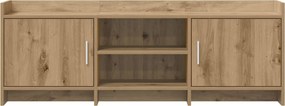 vidaXL Ντουλάπι TV 130 x 33 x 47 εκ Artisan Δρυς Επεξεργασμένο Ξύλο
