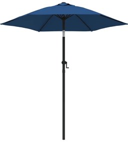 Ομπρέλα Μπλε 200 x 224 εκ. Αλουμινίου - Μπλε