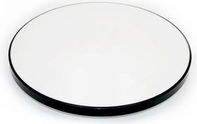 Πλαφονιέρα  LED PC Φ370mm 24W 4000K ενδιάμεσο λευκό φως IP44 στρογγυλή σε μαύρο χρώμα