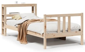 vidaXL Πλαίσιο Κρεβατιού Κεφαλάρι 75x190εκ. Μασίφ Πεύκο