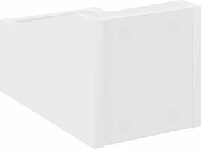 vidaXL Κουτί LP 2 τμχ. Λευκό 18 x 32 x 18 εκ. Επεξεργασμένο Ξύλο
