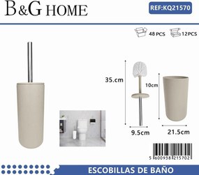 Βουρτσάκι τουαλέτας - Πιγκάλ - Beige - 21570