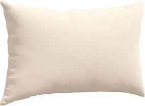 vidaXL Μαξιλάρι Καναπέ 2 pcs Μπεζ 50 x 30 cm ύφασμα
