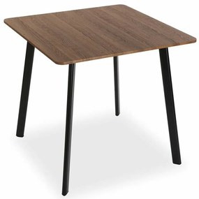 Τραπέζι Versa Klaudia Ξύλο Μέταλλο μελαμίνη Ξύλο MDF 80 x 75 x 80 cm