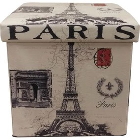 Κουτί Αποθήκευσης – Σκαμπό PARIS