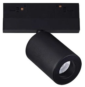 Σποτ Μαγνητικής Ράγας Kona VK/04374/B 48V LED 9W 3000K 688lm 8° CRI>90 IP20 Dimmable Black VKLed