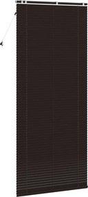 vidaXL Βενετσιάνικη Σκίαση Σκούρο Καφέ 100 x 250 cm 35 mm