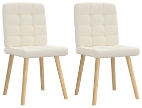 Καρέκλες Τραπεζαρίας vidaXL 2 τεμ Λινό