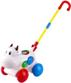 Συρόμενο παιχνίδι Αγελαδίτσα - 0516 - 117287 - White