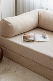 3-Seat Sofa-Bed Nook - Beige Beige