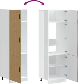 vidaXL Ντουλάπι κουζίνας Porto Αρτισιανή Δρυς Επεξεργασμένο Ξύλο