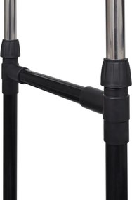 vidaXL Κρεμάστρες Ρούχων Δαπέδου Διπλές 2 τεμ. Ρυθμιζόμενες