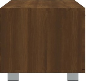 vidaXL Έπιπλο Τηλεόρασης Καφέ Δρυς 140x40,5x35 εκ. Επεξεργ. Ξύλο