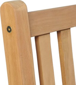 vidaXL Καρέκλες Κήπου 4 τεμ. από Μασίφ Ξύλο Teak