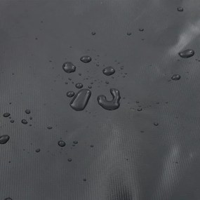 vidaXL Μουσαμάς Μαύρο 5 x 5 μ. 650 γρ./μ²